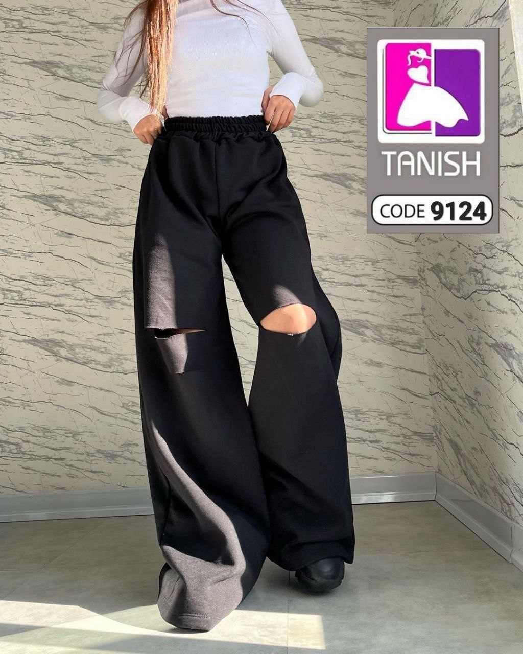 شلوار بگ‌ زاپدار
