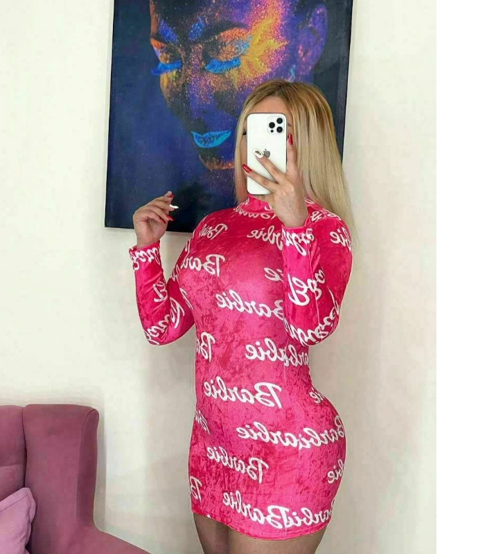 تونیک باربی مخمل